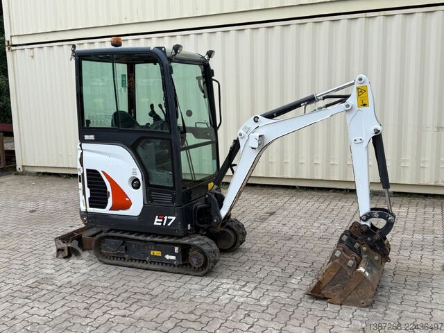 Mini excavator BOBCAT E17 / 2023 BJ / 4 x Löffel / 744 H