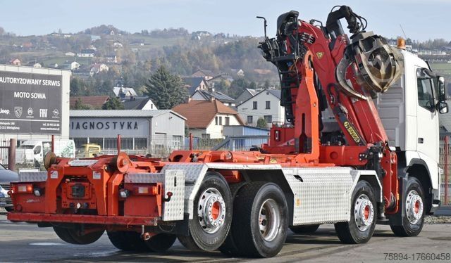 Камион с кука за контейнери VOLVO FH 500 * Abrollkipper * EPSILON Q150Z79 * TOP