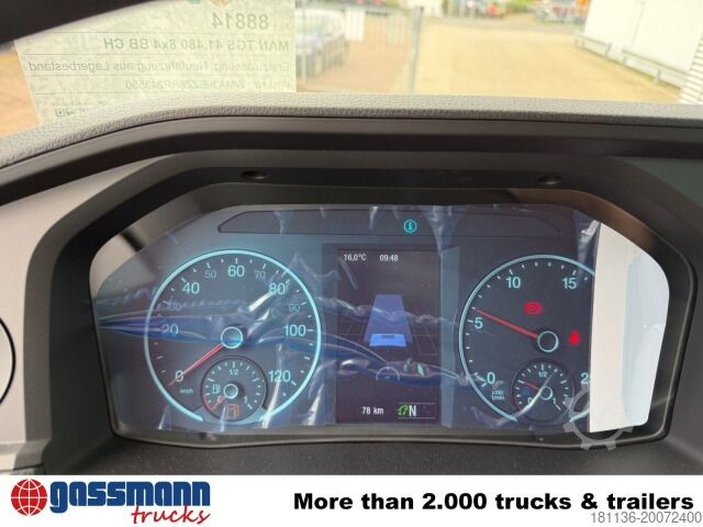 Chasis de camión MAN TGS 41.480 8x4 BB CH, MEHRFACH VORHANDEN!