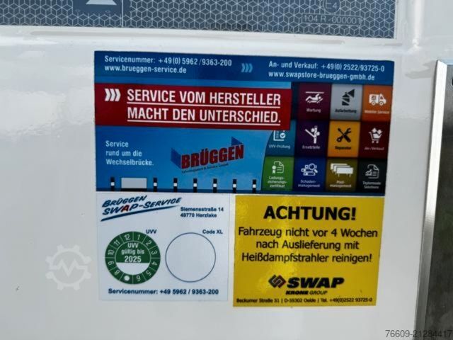 Swap body trailer KRONE Heck Alu.- Rolltor