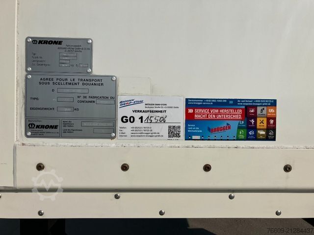 Treler badan tukar ganti KRONE Wechselbrücke Kühlaufbau