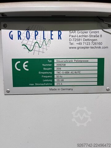 Postrojenje za pelete za slamu / sijeno / lucerku Himel / Gama Steuerschrank Pelletpresse