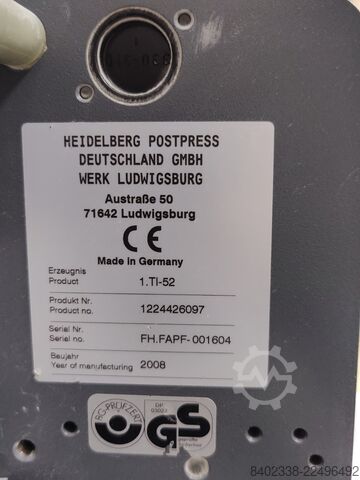 Mašina za savijanje Heidelberg FI 52