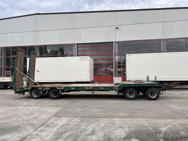 Low loader trailer Humbaur HTD 409525-4A  4 Achs Tiefladeranhänger