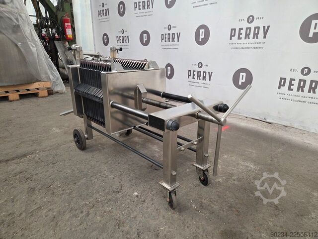 Filtračný lis SCHENK s PP platňami, rozmer 400 mm x 400 mm, filtračná plocha 4,3 m² SCHENK 400 x 400 mm