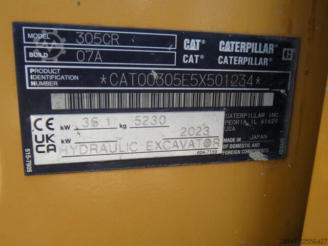 Minigraver Caterpillar 305 CR