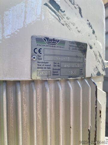 1.000 Litre paslanmaz çelik dikey ceketsiz karıştırma tankı. NETZSCH 1000 Litre