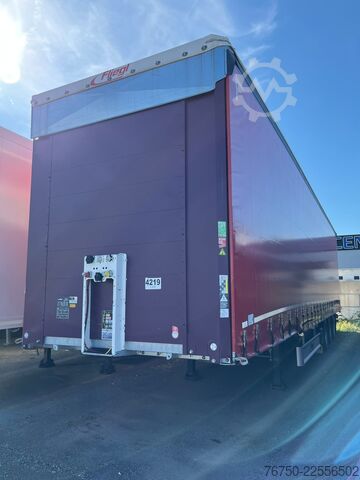 Semirremolque abierto con toldo FLIEGL SDS 390 Gardine Mega Code XL/DC 9.5