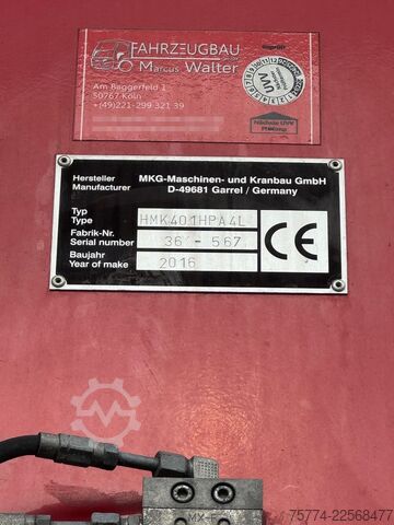 Truck mounted crane MERCEDES-BENZ 2648/6x4/HMK  4 L/ Montagekran