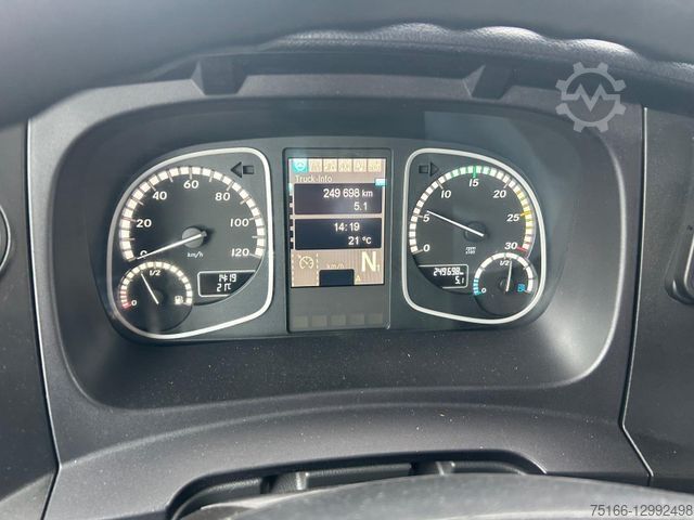 Kælivörubíll MERCEDES-BENZ ATEGO 1624 L Kühlkoffer 7,78 m LBW 1,5 T*BI-Zone