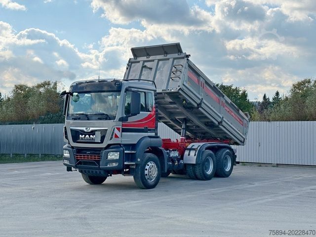 Billenő teherautó MAN TGS 26.460 * Kipper 4,90m+BORDMATIC * 6x4 * TOP