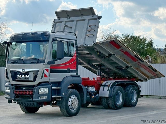 Billenő teherautó MAN TGS 26.460 * Kipper 4,90m+BORDMATIC * 6x4 * TOP