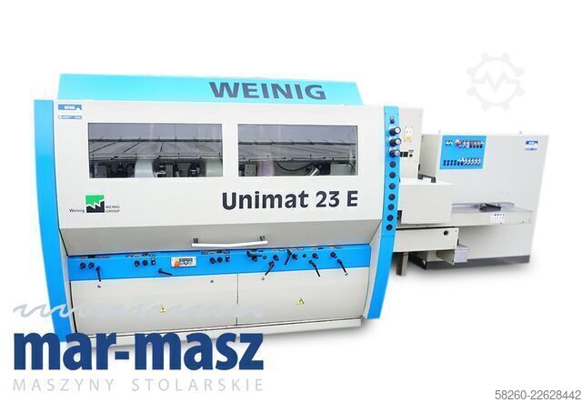 Rabot à quatre faces WEINIG UNIMAT 23 E na 6 głowic