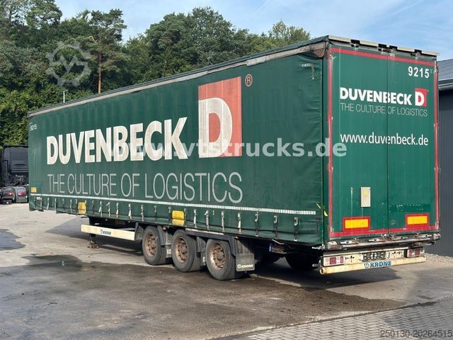 Atvērta puspiekabe ar tentu KRONE SD Curtainsider Edscha-Verdeck