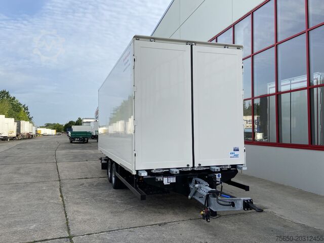 Remolque caja Möslein TKO 105 D 7m weiß  Tandem- Koffer, Durchladbar, -- Neufahrzeug --