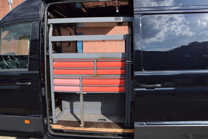 ون با سقف بلند VW Crafter  35 L2H2 AHK 2xSchiebetür Werkstattregale