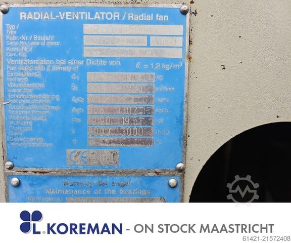 Ventilator Radiaal Radial Ventilator