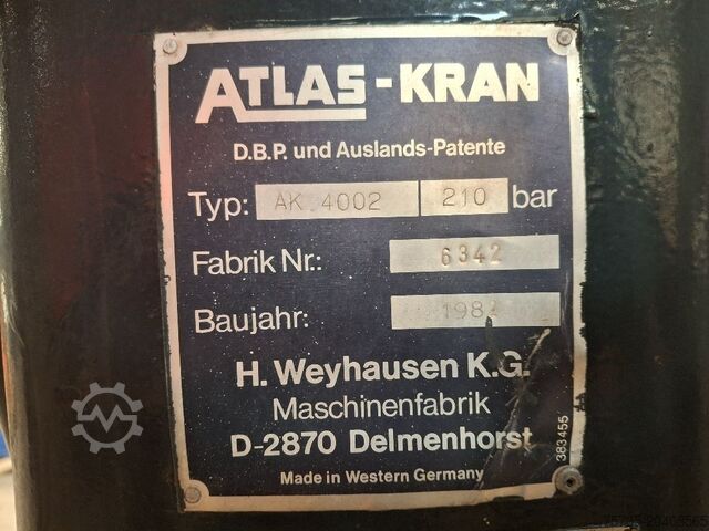 起重机 ATLAS AK 4002