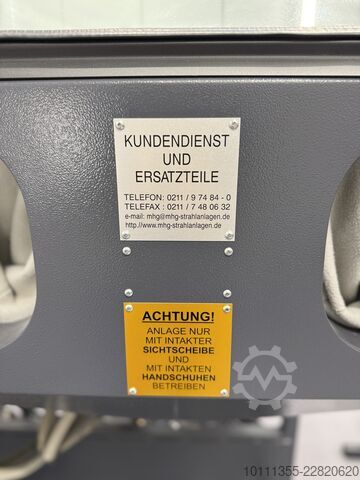 Pjeskarenje jedinica MHG SMG-25-DUO Sandstrahlanlage (Doppelkabin