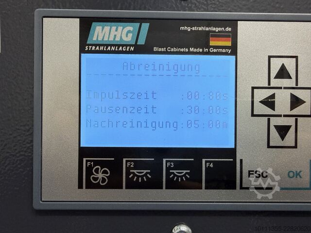 Pjeskarenje jedinica MHG SMG-25-DUO Sandstrahlanlage (Doppelkabin