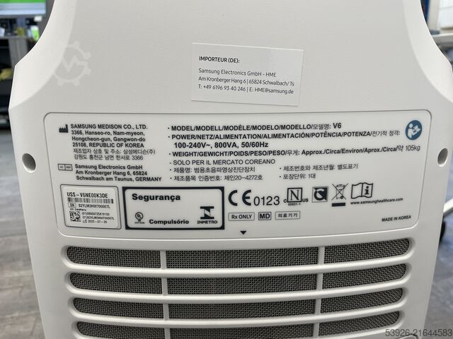 υπερηχογράφημα Samsung V6 from 2023 incl. 3x probes