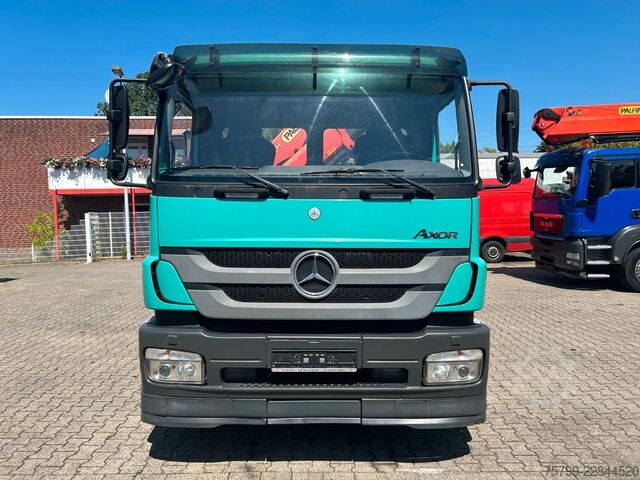 Tre-sidet tipbil MERCEDES-BENZ 1833 Axor  3Skipper + PK 12002 Kran 4x2