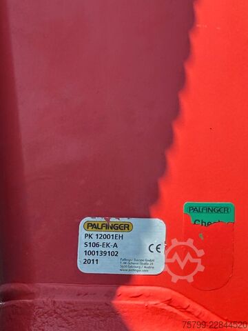 Tre-sidet tipbil MERCEDES-BENZ 1833 Axor  3Skipper + PK 12002 Kran 4x2