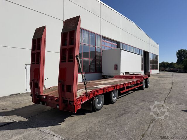 Lavtlaster tilhenger Goldhofer TU-4-2x2-31/80  4 Achs Tiefladeranhänger