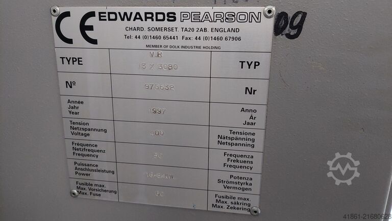 Hydraulic guillotine shear BEYELER V.R. Shear 13 x 3080