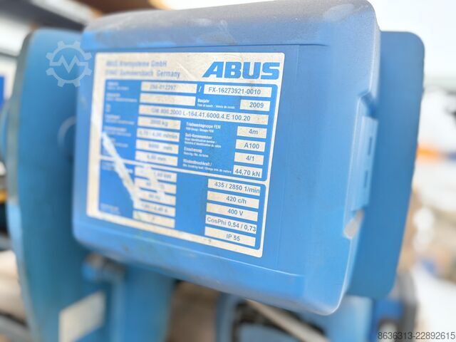 Jeřáb Abus, nosnost 2000 kg Abus ELV