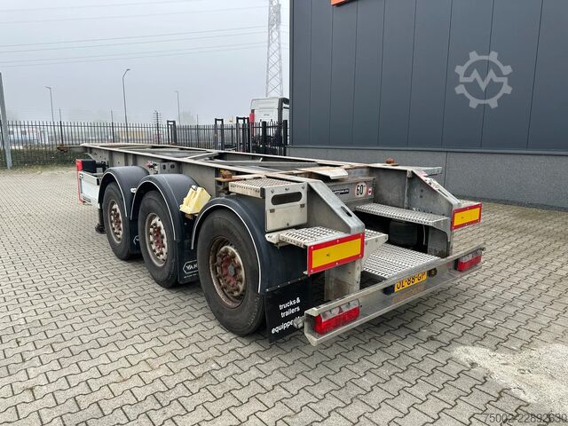  Van Hool 20FT ADR CHASSIS / galvanized / MB DISC / 2x li...