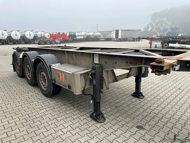  Van Hool 20FT ADR CHASSIS / galvanized / MB DISC / 2x li...