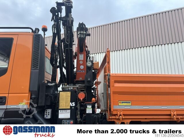 Kipper LKW Iveco Trakker AD260T41WY/PS 6x4-4, EEV, Lenk-/Liftachse,