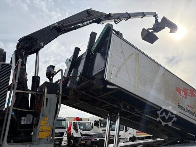 Camião-grua Volvo FM 420 + HMF 1643 Z2---2X EXT. + REMOTE + TIPPE...
