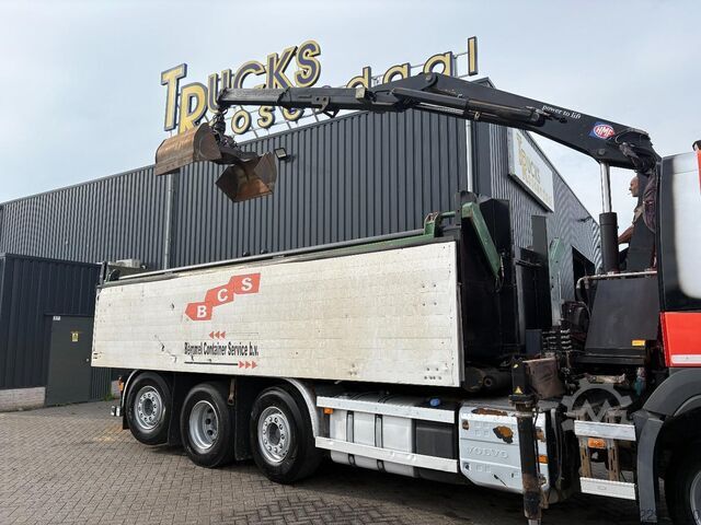 Camião-grua Volvo FM 420 + HMF 1643 Z2---2X EXT. + REMOTE + TIPPE...