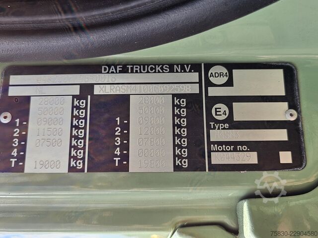 Plataforma de carga DAF CF 440 6x2 / HIAB 42 tm CRANE / KRAN