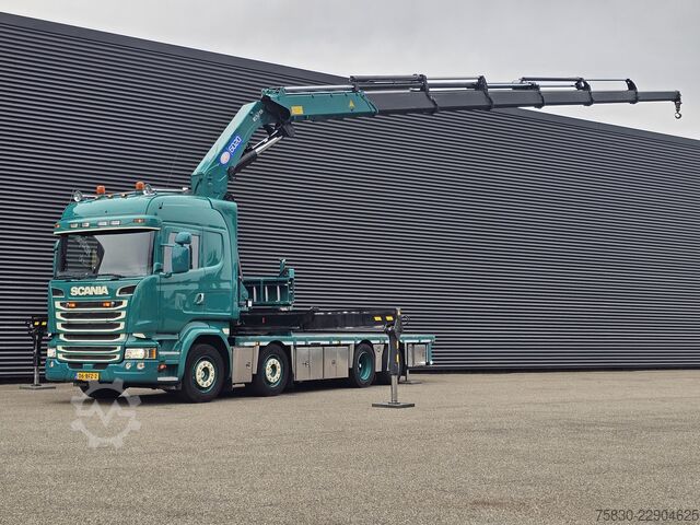 Rakodóplatform Scania R450 8x2 / HMF 60TM / CRANE / KRAN