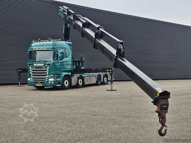 Rakodóplatform Scania R450 8x2 / HMF 60TM / CRANE / KRAN