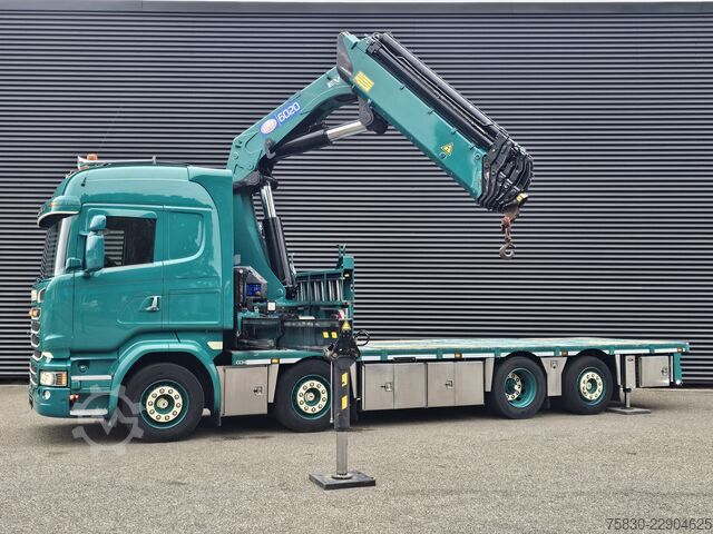 Rakodóplatform Scania R450 8x2 / HMF 60TM / CRANE / KRAN
