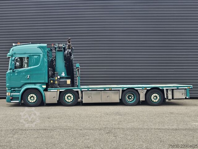 Rakodóplatform Scania R450 8x2 / HMF 60TM / CRANE / KRAN