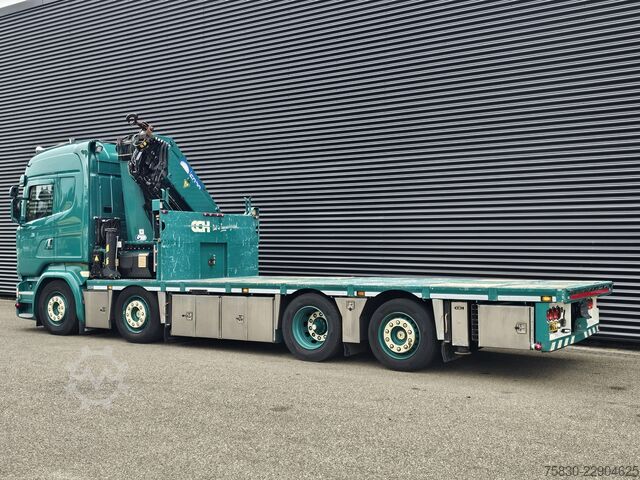 Rakodóplatform Scania R450 8x2 / HMF 60TM / CRANE / KRAN