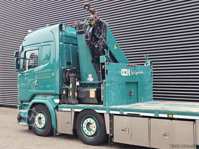 Rakodóplatform Scania R450 8x2 / HMF 60TM / CRANE / KRAN