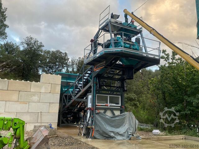 Mobile Betonmischanlage 30 m3/h mobile concrete batching plant 30 m3/h mobile concrete batching plant