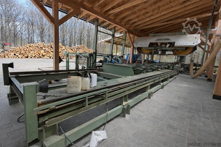 Fierăstrău panglică orizontal ÜSTÜNKARLI UHYB-120 horizontální pásová pila.