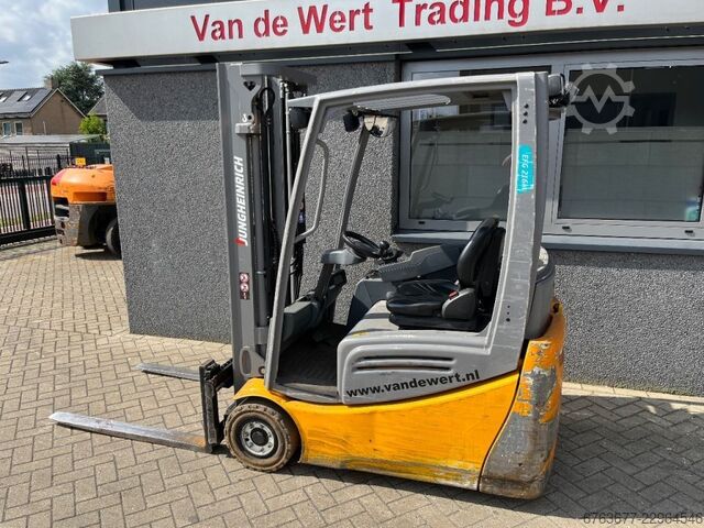Jungheinrich EFG216K Empilhadeira Jungheinrich EFG216K Mastro Duplo 330cm Freelift/Sideshift/4ª funç JUNGHEINRICH EFG216K Heftruck Jungheinrich EFG216K Duplo 330 Fr