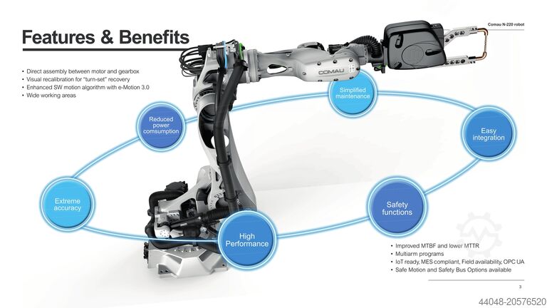 Промислові роботи COMAU N-220 robot