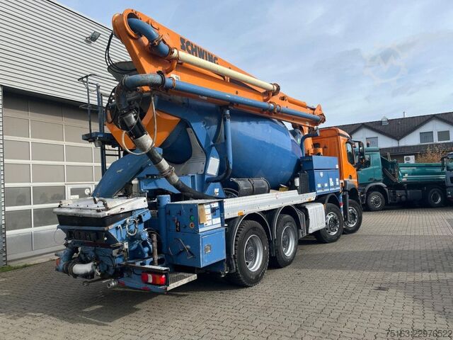 Φορτηγό αντλίας σκυροδέματος MERCEDES-BENZ Arocs 3240 B 8x4 Pumi Schwing Vector deutsch top