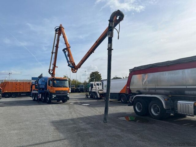 Φορτηγό αντλίας σκυροδέματος MERCEDES-BENZ Arocs 3240 B 8x4 Pumi Schwing Vector deutsch top