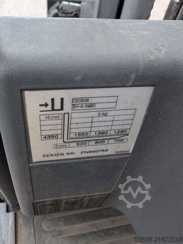 इलेक्ट्रिक 3 व्हील फोर्कलिफ्ट Jungheinrich LE ac 16 L // containerfähig // Triplex // Seitens