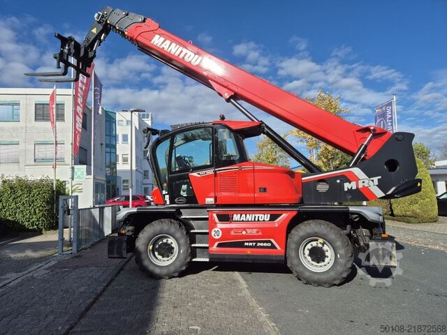 Rotacijski teleskopski viljuškar Manitou MRT 2660 radio drive
